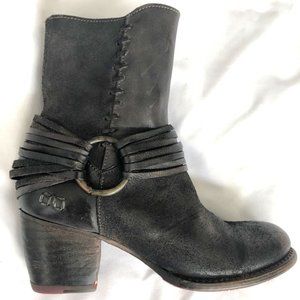 Bed Stu Rea Size 6 Brown Leather O-ring Bootie